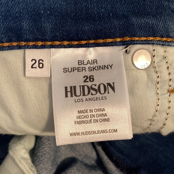 Hudson Blair Super Skinny Ankle Jeans - Picture 10 of 10